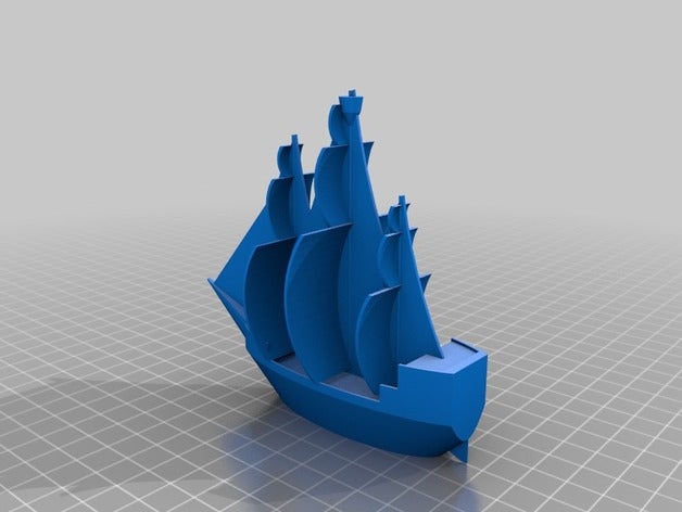 my customized scalable pirate ship vehicles 3D print model - Mito3D