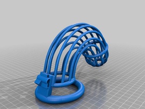 mon personnalisés cage anneau v001 d'autres 3d print model - Mito3D