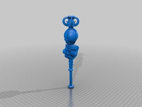 lua vara remixada brinquedos jogos espiral 3d print model - Mito3D