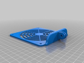 windsim 120mm gopro fan mount hobby 3d print model - Mito3D