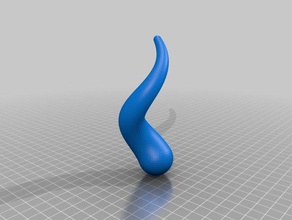mi personalizados retorcido cuerno espiral generador art herramientas 3d print model - Mito3D