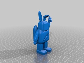 space bunny a los animales el astronauta la zanahoria conejo espacio thinkercad 3d print model - Mito3D