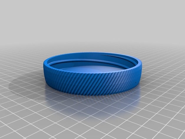 il mio personalizzata del contenitore coperchio zigrinato contenitori 3D print model - Mito3D