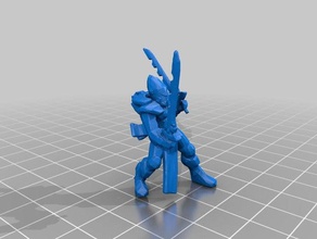 uzay howling banshee exarch eldar 40k proxy elf oyuncaklar oyunlar 3d print model - Mito3D