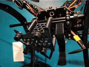 drone s500 caso de la batería cámara revisión rc vehículos cardán lipo 3d print model - Mito3D