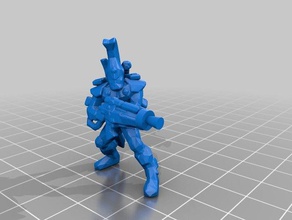 espacio elf dragón de fuego exarca eldar 40k proxy los juguetes juegos 3d print model - Mito3D