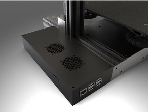 caixa de controle ender 3 d a impressora os acessórios conversor creality ender3 octoprint raspberry pi relé vagão 3d print model - Mito3D