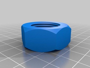 baignoire écrou pièces personnalisé 3d print model - Mito3D