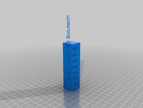 folgertech 2020 3dsolutech seethroughblue pla baskı testleri özelleştirilmiş 3d print model - Mito3D