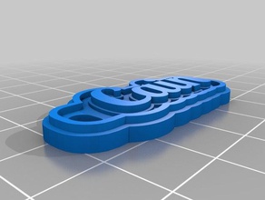 caim chaveiros personalizado 3d print model - Mito3D
