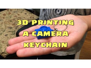 lil camera charm keychain keychains 3d key chain 3d print model - Mito3D