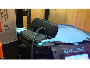 anycubic kossel simple webcam platform 3d printer accessories plus camera logitech holder mount 3d print model - Mito3D