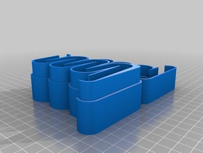 batería aaa dispensador organización personalizado 3d print model - Mito3D