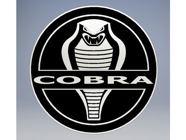 shelby cobra logo rc Fahrzeuge 3d-logo Auto alt alte - Spielzeug 3D print model - Mito3D