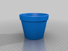meine angepasste Blumentopf 20 outdoor Garten 3d print model - Mito3D
