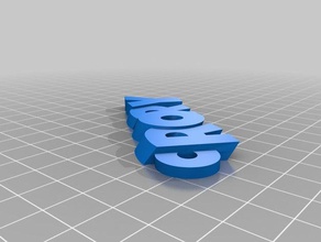 my customized iamburnystext rory fob organization 3d print model - Mito3D