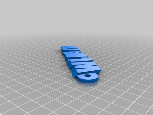 my customized iamburnystext william fob organization 3D print model - Mito3D