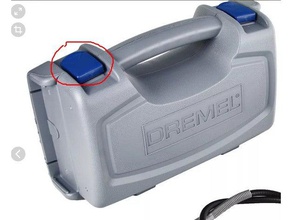 dremel case clip replacement parts accessories 3d print model - Mito3D
