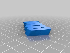 lista de materiales llaveros personalizado 3d print model - Mito3D