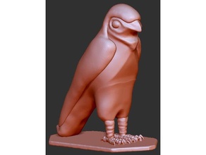 l'egypte faucon horus art animal d'oiseaux la figure 3d print model - Mito3D