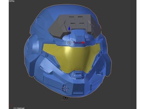 halo reach noble 6 mark 5 Stil-Helm optional ua bis-Rüstung-Helm hinzufügen Kostüm noble-team 3d print model - Mito3D