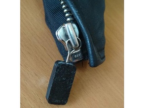 zipper pull tab over paper clip accessories 3d print model - Mito3D
