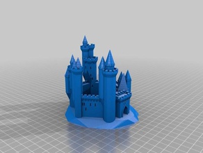 my customized grand castle buildings structures caste 3d print model - Mito3D