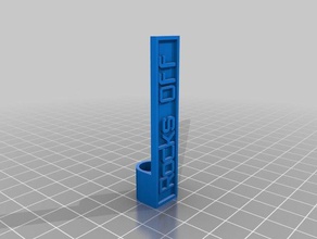 mi personalizadas etiqueta del cable organización 3d print model - Mito3D
