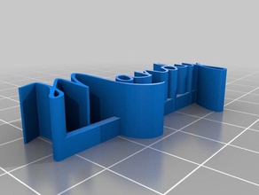mi 3d personalizados nombre de la placa - mandy esculturas 3d print model - Mito3D