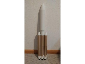 atlas v hlv vehicles rocket space spaceship 3d print model - Mito3D