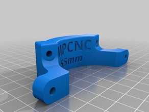 mpcnc 55mm mandrino di montaggio parti cnc monte strumento supporto titolare 3d print model - Mito3D