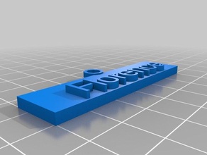 mi nombre personalizado etiqueta de llavero llaveros 3d print model - Mito3D