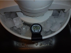 ice cream maker termometro titolare cucina pranzo 3d print model - Mito3D
