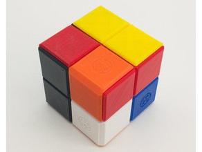 corner cube puzzle Rätsel 3d-puzzle burr einfach drucken fidget zappeln Spielzeug 3d print model - Mito3D