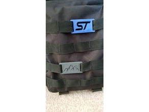 molle patches accessories bag customized ford st mountain mountains tag 3d print model - Mito3D