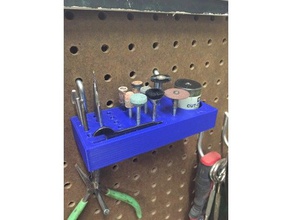 dremel Werkzeughalter Inhaber - Boxen Zubehör dremel-Halter rotary-tool 3d print model - Mito3D