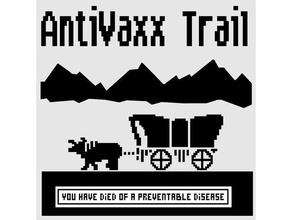 antivaxx sentiero 2d arte 3d print model - Mito3D