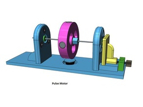 moteur d'impulsion de l'électronique bedini faisant la lévitation magnétique aimants 3d print model - Mito3D
