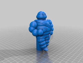 michelin man stand mounting lighting rc vehicles 3d print model - Mito3D