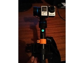 feiyu g3 gopro chestplate adapter mount camera feiyu-tech gimbal 3d print model - Mito3D