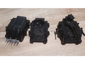 deimos chassis vehicles 40k damocles horus heresy predator rhino scorpius 3d print model - Mito3D