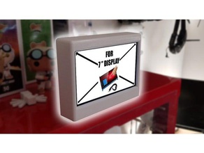 caso caja de 7 pulgadas pantalla rpi 3 la electrónica Lcd kuman lcd raspberry pi 3d print model - Mito3D