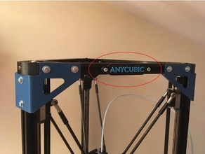 anycubic logo 3d yazıcı aksesuarlar kossel 3d print model - Mito3D