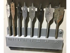 flatbit holder tool holders boxes 3d print model - Mito3D