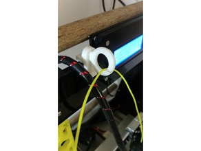 anet a8 filament kılavuzu eklemli 3d yazıcı parçalar yükseltme tutucu filaman biriktirme 3d print model - Mito3D