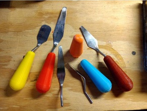 spatule palette manche du couteau outils imprimer outil de suppression 3d print model - Mito3D