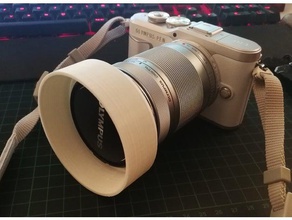 die Diffusion der Gegenlichtblende olympus 40-150mm Kamera Objektiv pen 3d print model - Mito3D