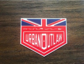 magnus walker urbano outlaw logotipo signos logotipos porsche 3d print model - Mito3D