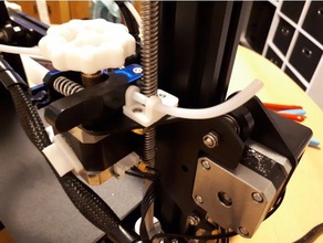 morbido bowden filamento guida senza cavo titolare di montaggio 3d la stampante parti cr-10 ender 2 3 3d print model - Mito3D
