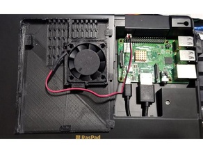 raspad slot covers fan without electronics 3d print model - Mito3D
